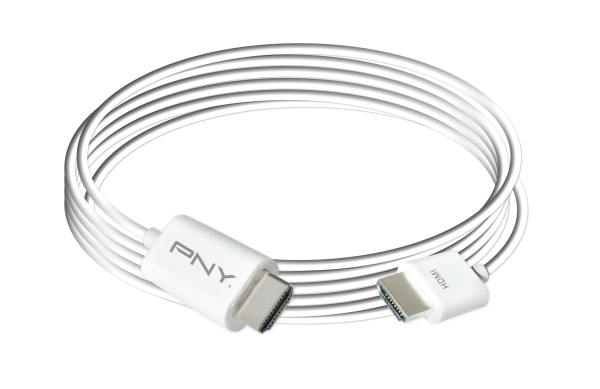 PNY 16ft HDMI Apple White