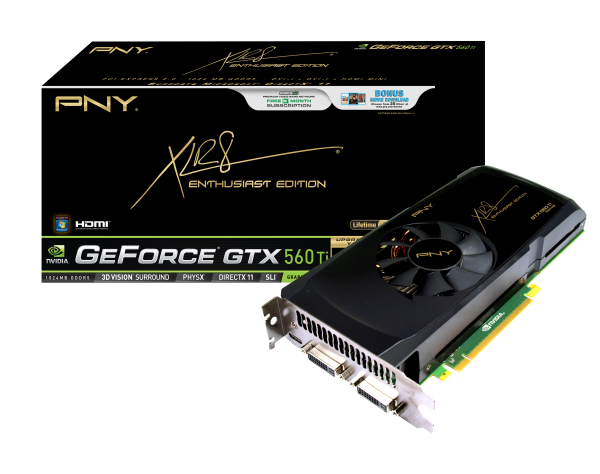 Pny Introduces Xlr8 Geforce Gtx 560 Ti Graphics Card