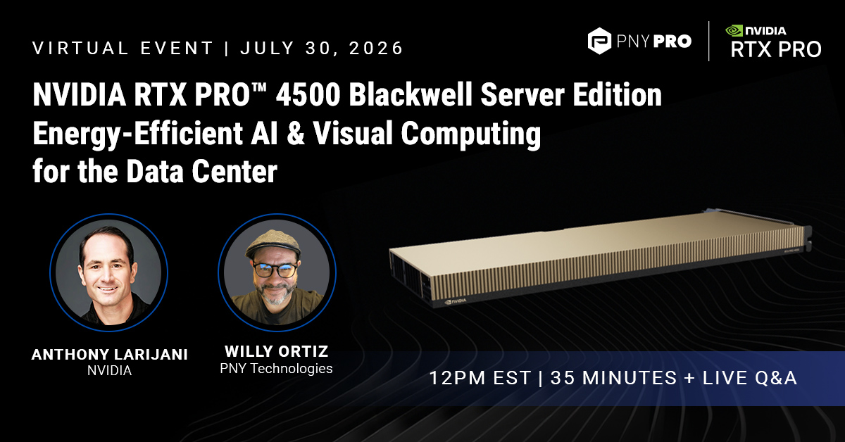NVIDIA RTX PRO™ 4500 Blackwell Server Edition Energy-Efficient AI and Visual Computing for the Data Center