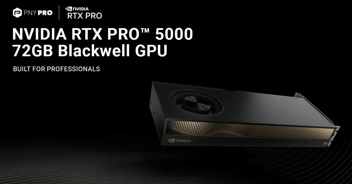 Elevate Your Workflow with NVIDIA RTX PRO™ 5000 72GB Blackwell