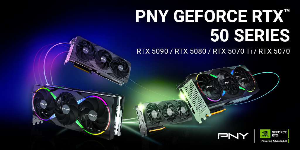 PNY GEFORCE 50 series launch