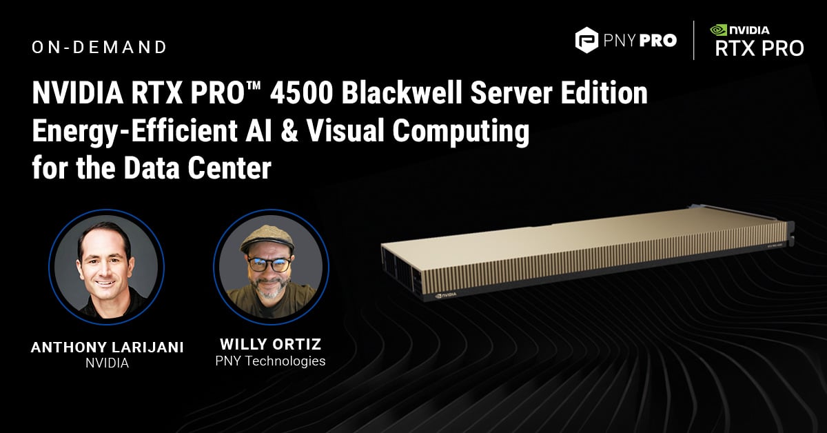 NVIDIA RTX PRO™ 4500 Blackwell Server Edition Energy-Efficient AI and Visual Computing for the Data Center