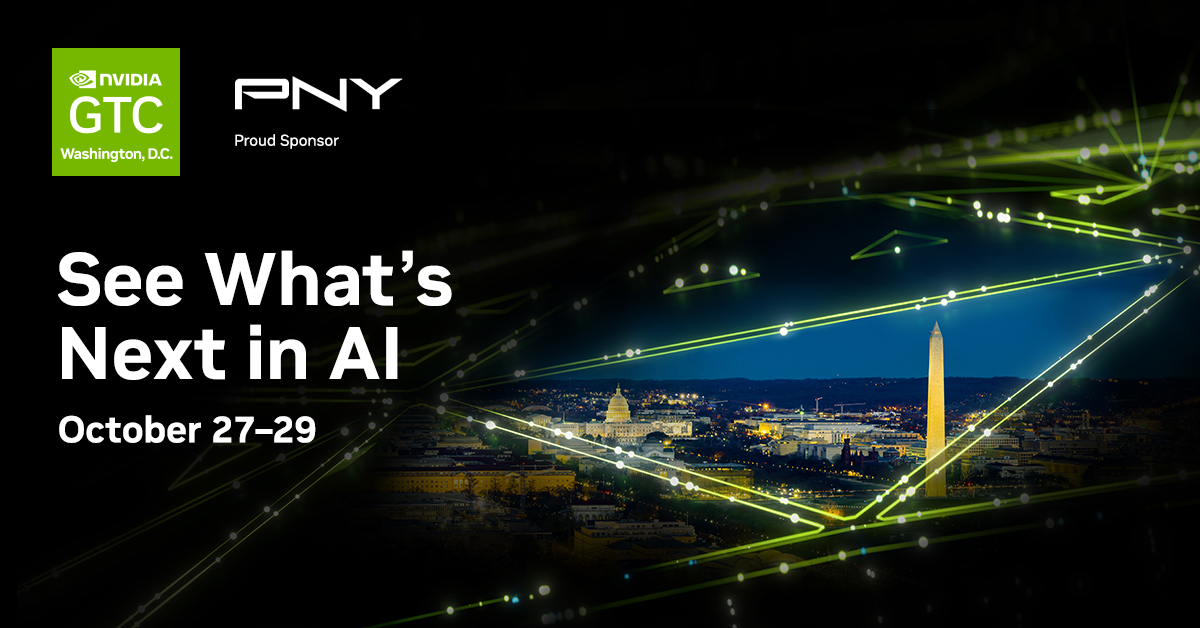 Join PNY at NVIDIA GTC in Washington D.C.