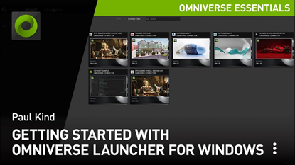 Getting Started on Windows with the NVIDIA Omniverse Launcher